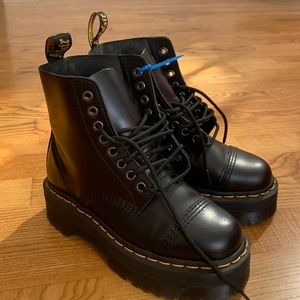 Doc Martens Jaden Leather Platform Boots